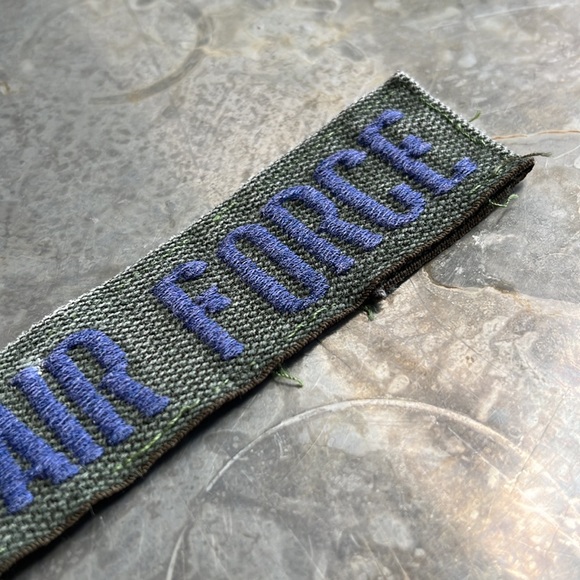 U.S. AIR FORCE embroidered tape patch - Vintage - Picture 4 of 12